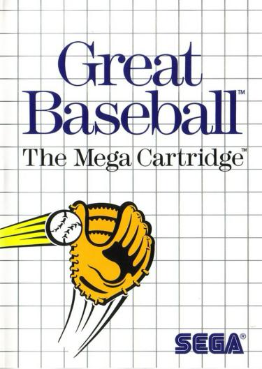 Portada de Great Baseball. En la parte superior aparece el título en grandes letras azules. En la parte inferior, un guante de béisbol agarra una bola.